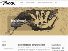 Tablet Screenshot of ben-siebenrock.de